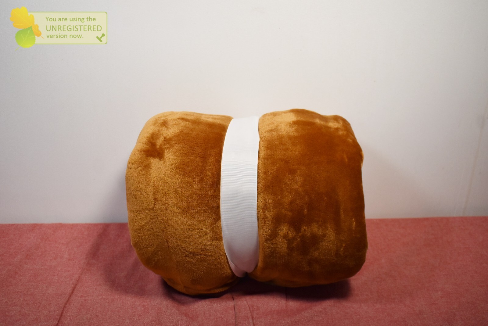 Threshold Plush Pumpkin Throw with Faux Shearling Reverse 50x60" Blanket*