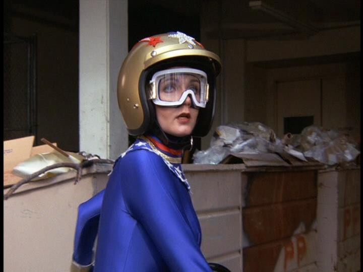 1970's Lynda Carter Wonder Woman Costume Motorcycle Helmet And Goggles