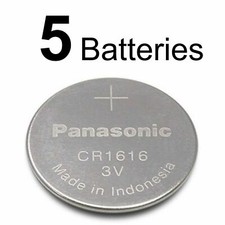 5 PANASONIC CR1616 ECR1616 CR 1616 3v Lithium battery Expire 2031 FRESHLY NEW