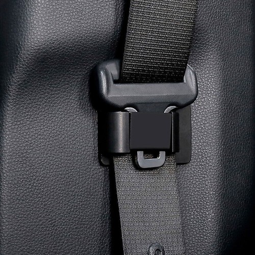 2Pcs Black Car Interior Decor Seat Belt Stabilizer Limiter Tool Auto Accessories - Foto 6 di 12