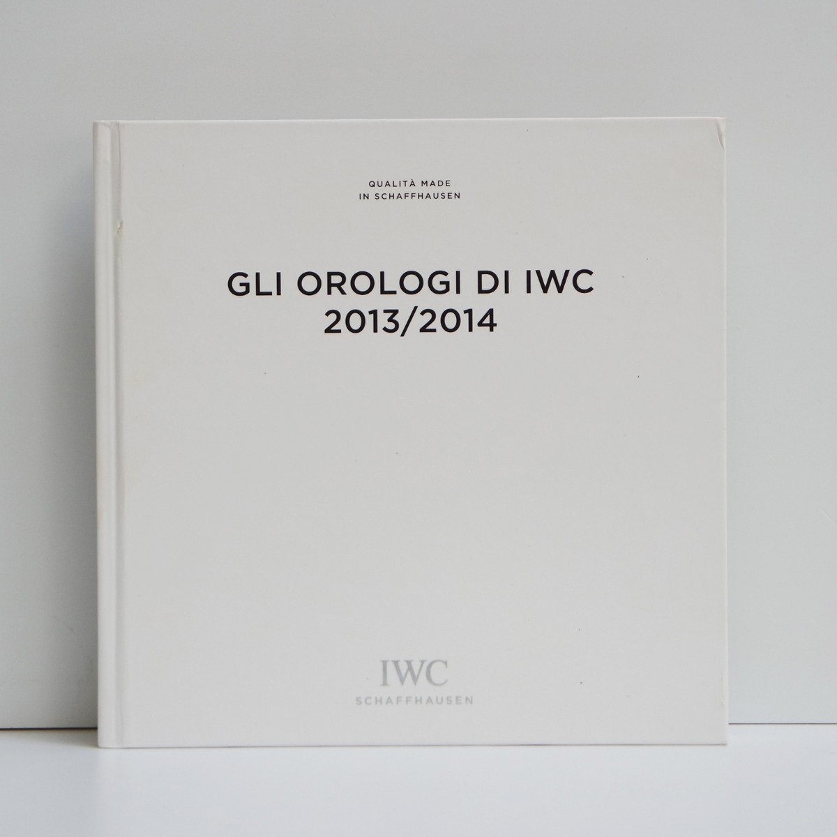 IWC LIBRO BOOK CATALOGO BLOCKET DEPLIANT BROCHURE ANNO 2013 2014 