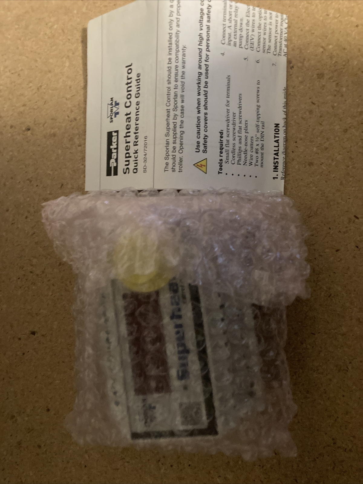 Sporlan Superheat Kelvin II refrigeration EEV valve control