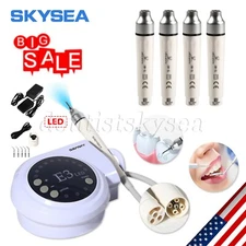 LED Dental Ultrasonic Scaler 5*Tips For EMS Woodpecker + 4Pcs LED Handpiece E3+