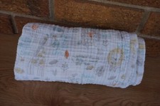 BABY Blanket SWADDLE Bananafish MUSLIN Wrap Snuggle UP Giraffe Lovey Set Safari