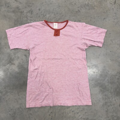 70s〜　pink rayon shirt open color Vintage 70s Spoofs T-Shirt Large Cotton Rayon Pink Red | eBay