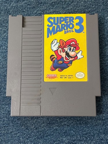 Super Mario Bros 3 Nintendo Entertainment System) NES Cartridge And Manual - Picture 12 of 12