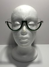 Women Green Half Rim Eyeglass Cat Eye Frames 53-21-145