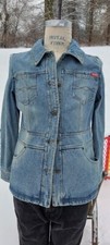 Nwt Size M Bust=38" Length=26" Mudd Brand 100% Cotton Distressed Denim Jacket