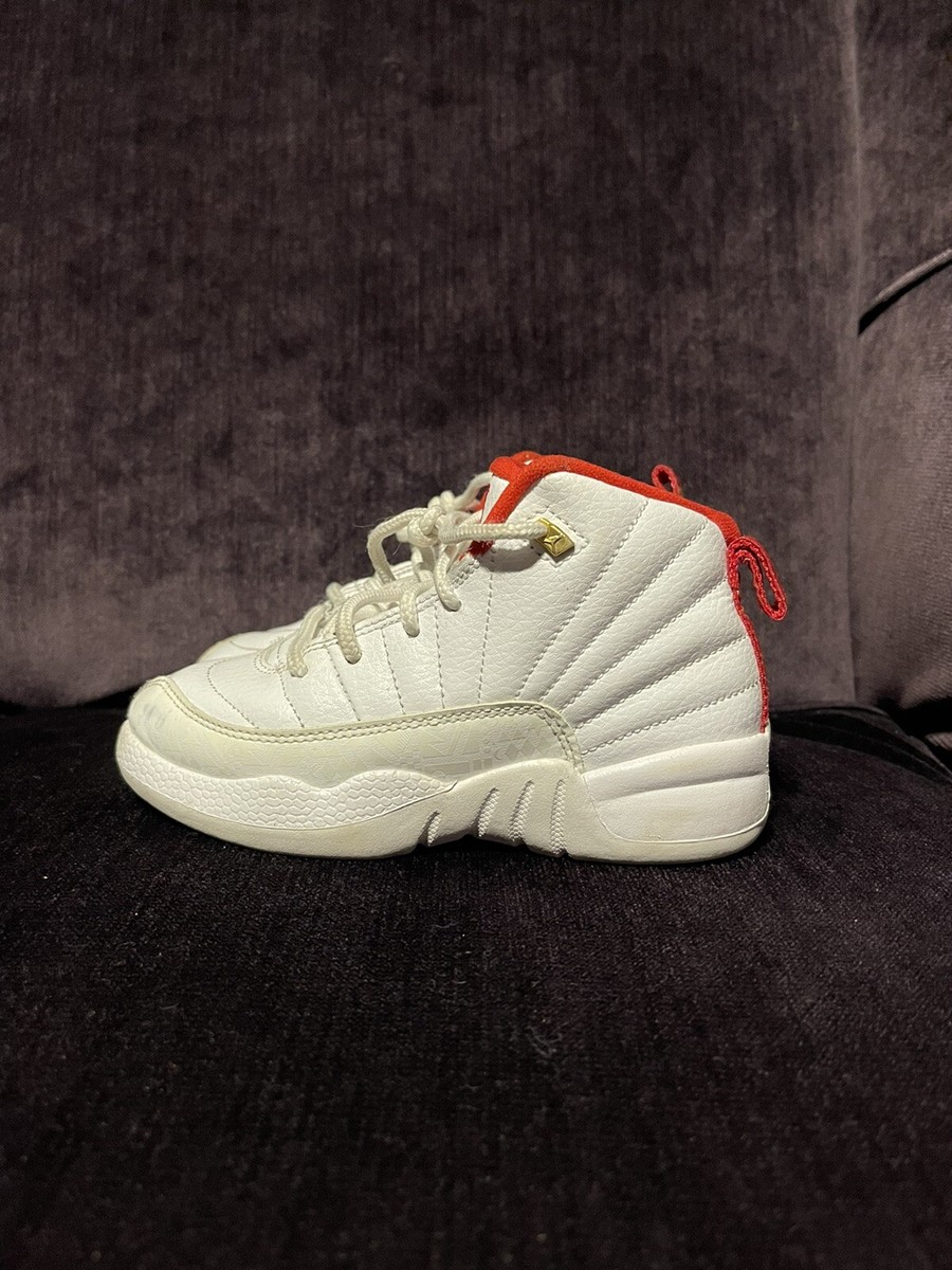 Jordan 12 XII Retro “FIBA” White University Red 151186-107  display picture 3