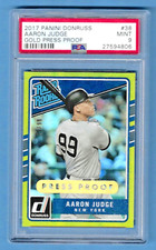 2017 Panini Donruss Gold Proof Aaron Judge Yankees #38 Rookie PSA 9 #27594806