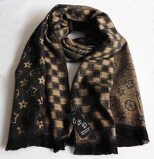 New Fashion Winter Luxury Design Double Sided Cashmere Feel Soft Scarf / Khaki