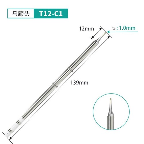 TS100 Mini Soldering Iron Solder Tip Tip Original Digital LCD Replacement - Picture 20 of 24