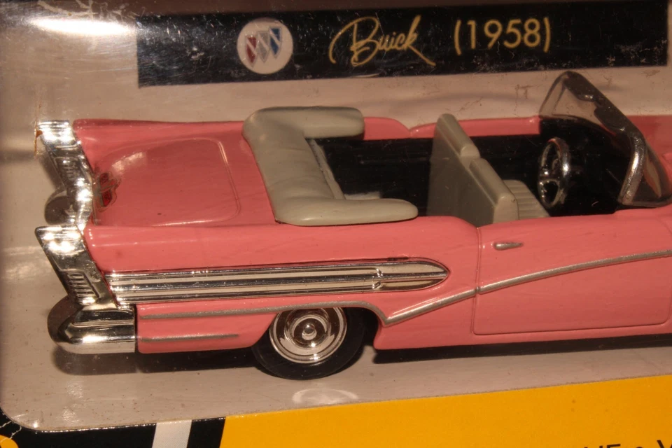 K-Line 1/43 Scale 1958 Buick Convertible, Pink, NIB - Image 4 of 4