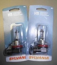 Osram Sylvania H11 Bulbs 55W for Headlamp / Foglight (Lot of 2)