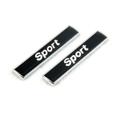 2x Sport Emblem Auto Schriftzug Aufkleber Plakette Badge Sport Line Emblem 3D