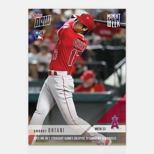 2018 Topps Now MOW-23 Shohei Ohtani