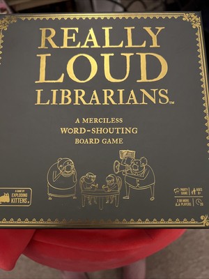 Exploding Kittens Really Loud Librarians - Fast-Paced Word-Shouting Board Game 