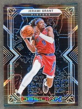 2021-22 Panini Obsidian JERAMI GRANT Pulsar Prizm #17 Detroit Pistons Blazers