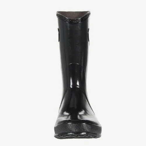 New Bogs Kids Glosh Solid Rain Boots Size 9 Toddler Black - Picture 6 of 7