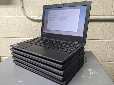 Lenovo 1st 100e Chromebook - 11.6'' - Intel 1.10GHz 4GB RAM 16GB SSD - Lot of 5