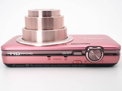 SONY Cyber-shot DSC-WX30 [Pink] デジタルカメラ Sony Cyber-shot DSC-WX30 Pink Digital Camera Japan Model - Working