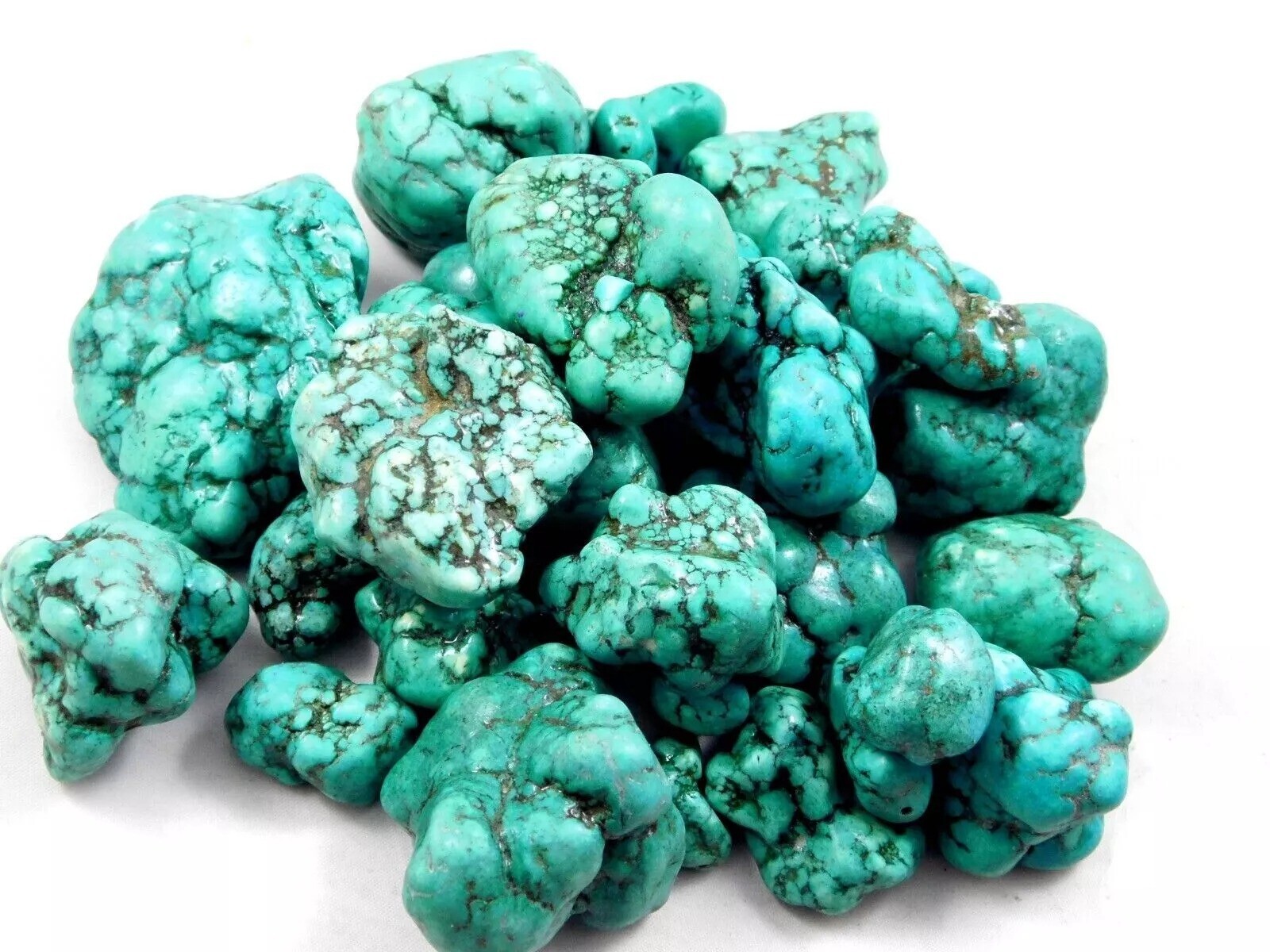 Natural Turquoise Tumble Certified 5000 Ct/1 KG Blue Arizona Lot Loose ...