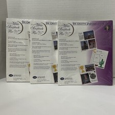 Lot 3 Creative Memories White Scrapbook Pages 8"x10" 15 sheets 30 pages RCM-10S