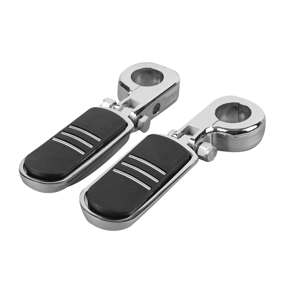 1.25" Highway Engine Bars Foot Pegs For Harley Electra Street Glide Road King - Image 4 of 4