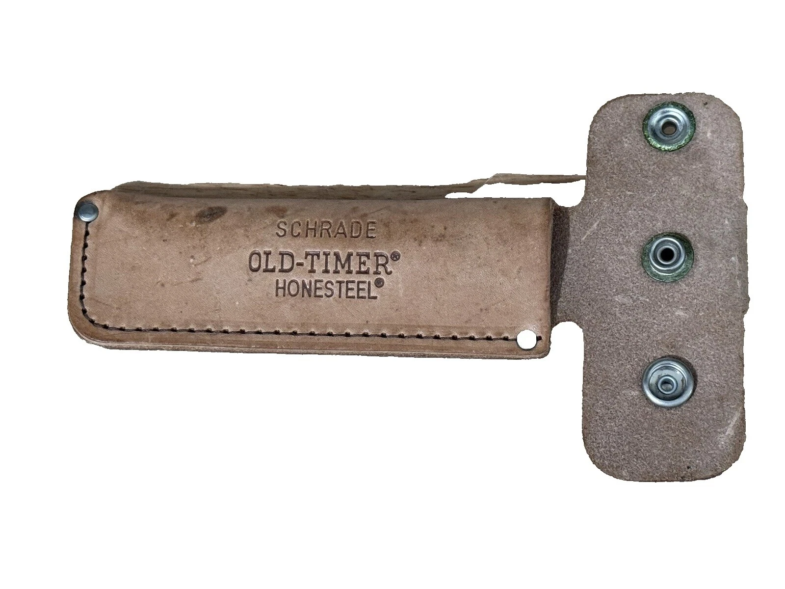 Manija de cuero Schrade de cuchillos, espadas y Cuchillas de colección Sharpeners y Piedras