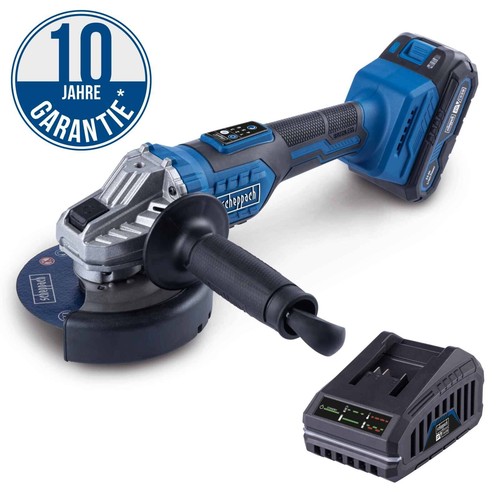 Scheppach Akku Winkelschleifer BC-AG125-X | 20V IXES Serie | 3000-10000 min/1 - Bild 13 von 36