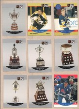 1990-91 Pro Set hockey Base Cards 9 cards