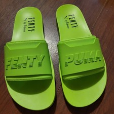 Puma Fenty Slides Green Size 8.5 Women