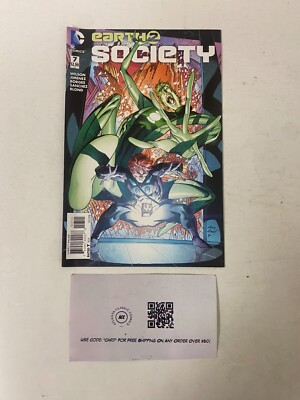 Earth 2 Society #7 VF-NM DC Comics comic book 34 MS24