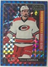 2016-17 OPC Platinum Trevor Carrick Royal Blue Cubes 83/99 Marquee Rookie 