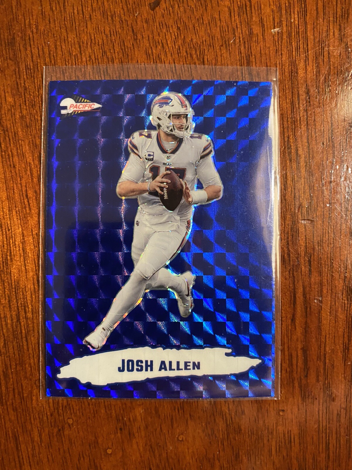 2022 Zenith JOSH ALLEN Pacific Blue Prizm Buffalo Bills #PAC-1
