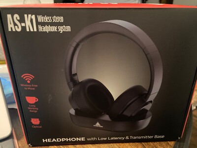 Ansten AS-K1 Wireless stereo Headphone System New in Box