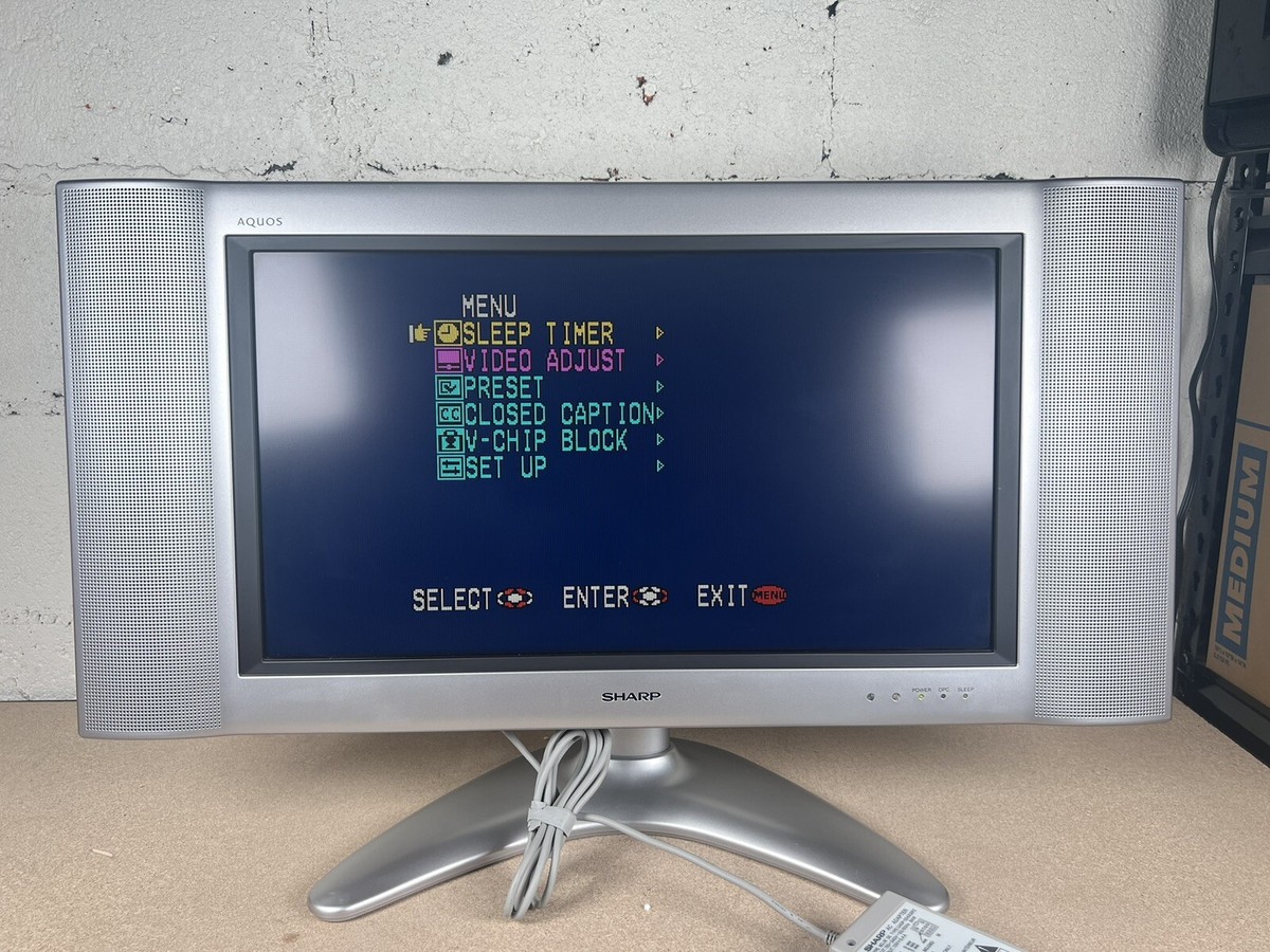Rare Sharp Aquos Liquid Crystal TV Model LC-22SV2U with Rare Sharp Aquos Liquid Crystal TV Model LC-22SV2U with