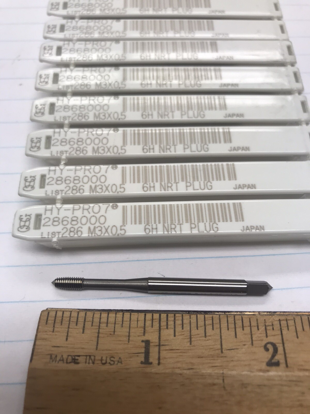 1 pc. M3 x .5 6H NRT HP PLUG FORM TAP. OSG (loc stk)