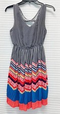 Charming Charlie Womens Criss-Cross Back Midi Dress | Size Small
