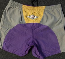 Vtg 80s OP Ocean Pacific Board Shorts M Swim Trunks Beach Surf Vaporwave 90s AOP