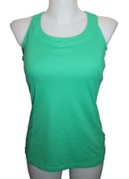 Damen GrÜN Top Tanktop Integriertem Bh Fitness Sporttop Ock Gr. 38 Neu