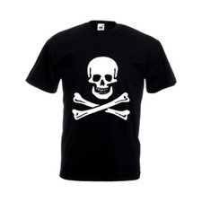 t-shirt maglia nera donna uomo disegno teschio morte idea regalo
