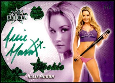 Allie Mason 4 2024 Bench Warmer Emerald Archive 2014 National RC Green Auto 5/5