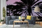 3D Sky Palm Tree Self-adhesive Removable Wallpaper Murals Wall 620
