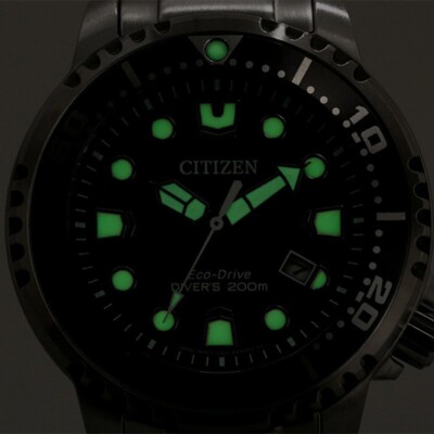 Citizen Promaster BN0167-50H MARINE Gray Dial Diver`s 200m Eco