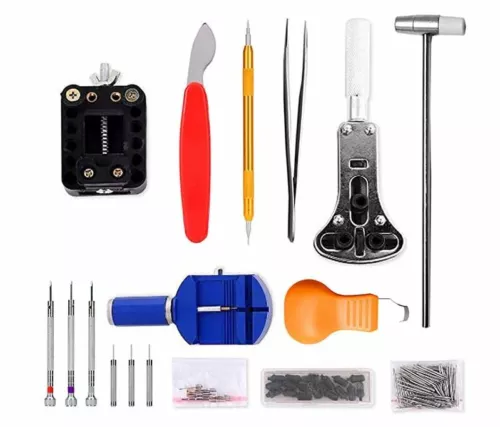 Uhrenarmband Gehäuse ÖFFNER Fixierer Reparatur Werkzeug Kit Batterie Schraube Abdeckung Entferner USA - Bild 4 von 15