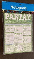 Party Planning Notepads by Oriental Trading - Package of Three Notepads