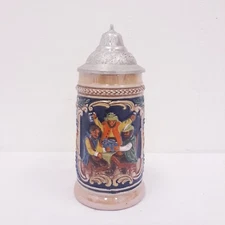 Vintage German Beer Stein Original Gerzit Gerz Ein Gutes Bier Des Wirtes Zie RW