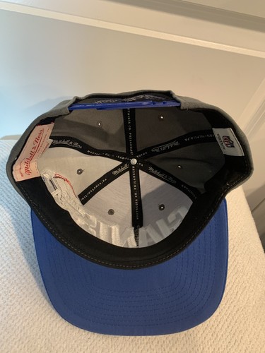 NFL NY Giants Vintage Gray/Blue with helmet on side New Cap Hat snapback - Picture 4 of 5