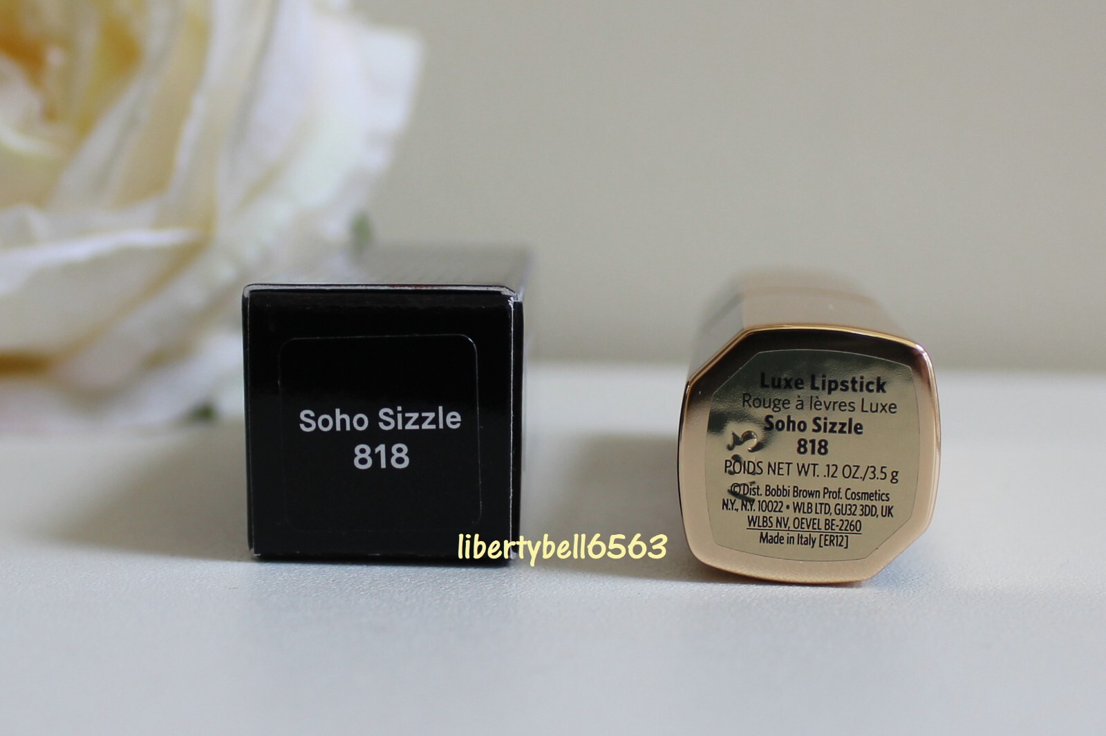 Bobbi Brown Luxe Lipstick - Soho Sizzle 818 - Full SIze 0.12 oz New In Box FRESH